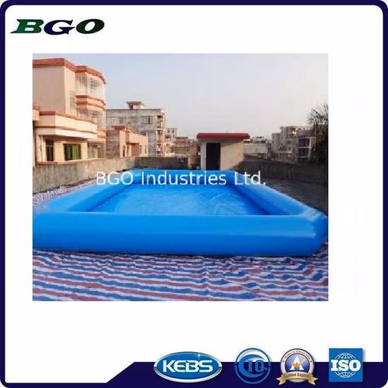 Piscina gonfiabile portatile con protezione UV realizzata con telone in PVC