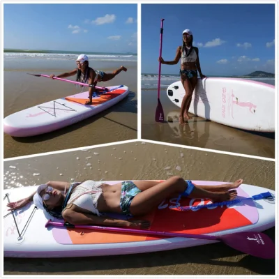 Tavola da surf personalizzata Drop Stitch in PVC Surfen Aufblasbares Tavola da surf Isup Stand Up Paddle in 10′6′′